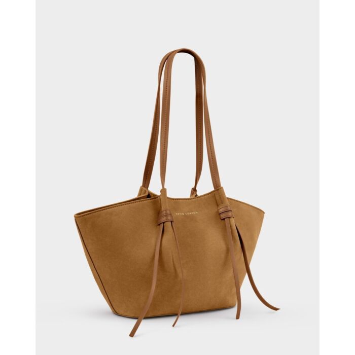 Katie Loxton Celina Small Suedette Tote Bag - Caramel